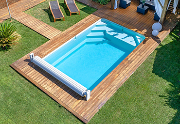 Piscine MAEVA 6 • 6,00 x 3,45 m - - fond plat 1,50 m