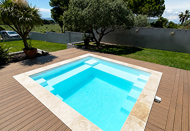 Piscine IKONIK 3 • 3,15 m x 3,15 m - fond plat 1,40 m